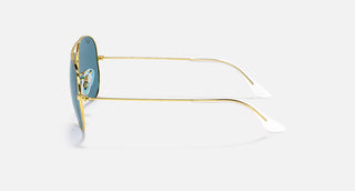Aviator Large Metal Legend Gold w/ Blue