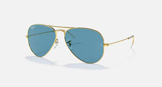 Aviator Large Metal Legend Gold w/ Blue