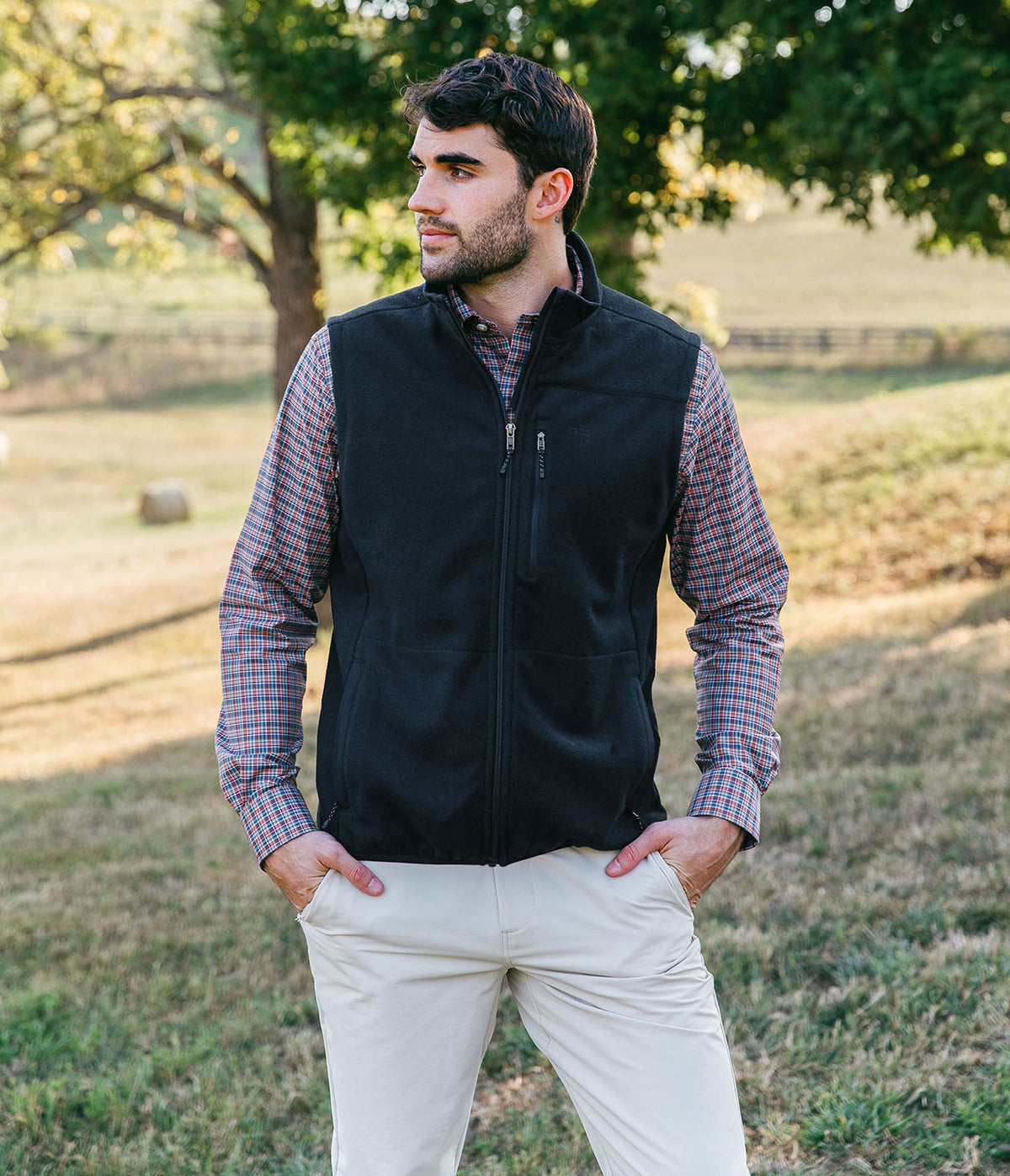 Stretch Twill Vest • Eclipse