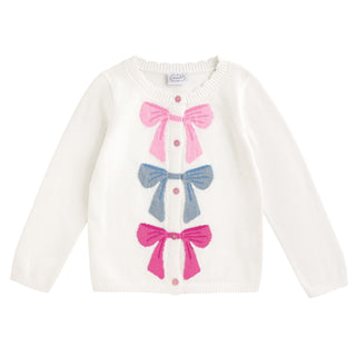 Colorful Multi Bow Cardigan