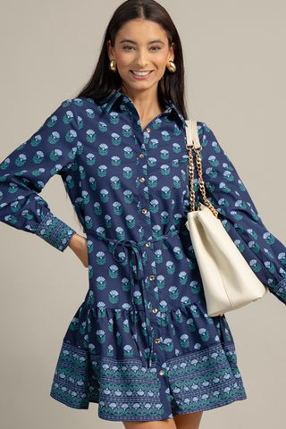 Maya Dress • Floral Foulard