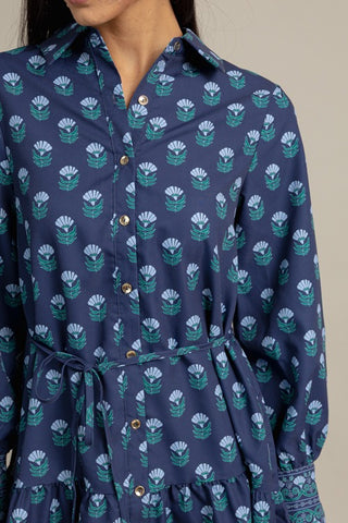 Maya Dress • Floral Foulard