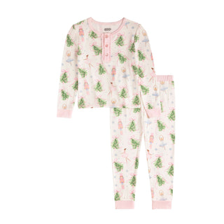 Toddler Christmas Tree Bow Pajama Set