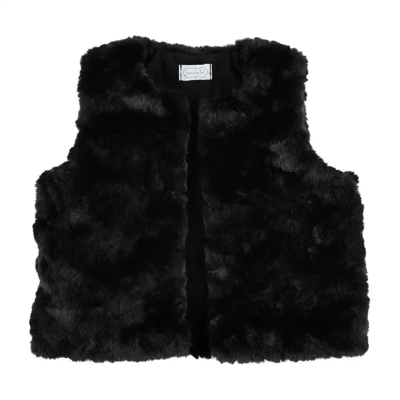 Fur Vest • Black