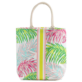 Veracruz Coast Tote • White/Pink/Lime