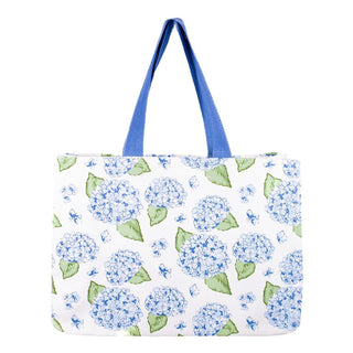 Hydrangea Tote Bag • Blue & White