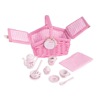 Mini Tea Set • Pink Bow