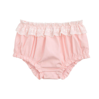 Eyelet Trim Bloomers • Pink
