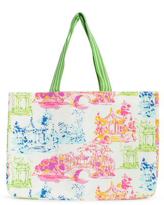 Maya Tote • White/Multi