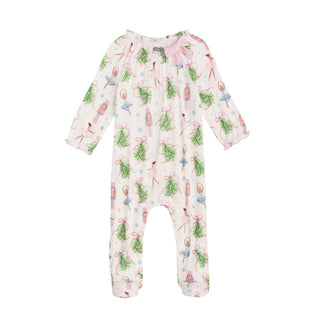 Christmas Tree Bow Baby Sleeper