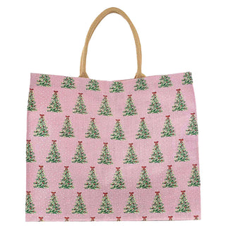 Noelle Tree Carryall Tote • Pink