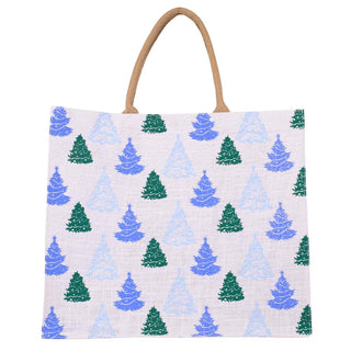 Evergreen Dreams Carryall Tote • Blue