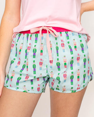 Candy Nutcracker Lounge Shorts • Sky