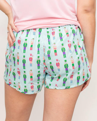 Candy Nutcracker Lounge Shorts • Sky