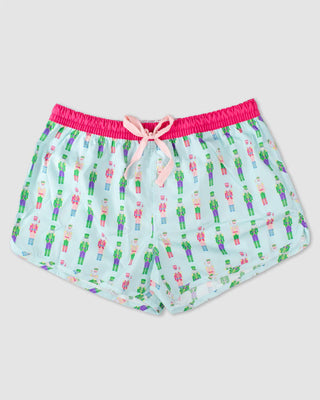 Candy Nutcracker Lounge Shorts • Sky