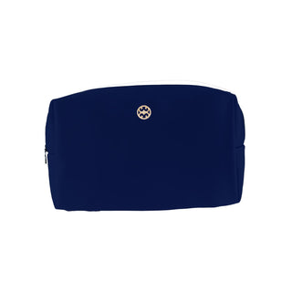 Lets Face it Floral Foulard Navy | Make Up Bag