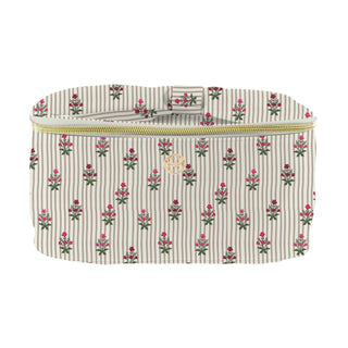 Kiss and Make Up Cottage Stripes | Make Up Bag