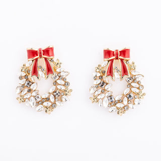 Danna Wreath Earring • Red