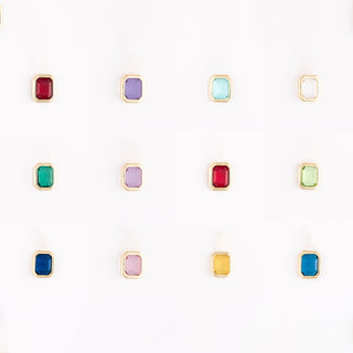 Camryn Slide Bracelet - Birthstone Charm