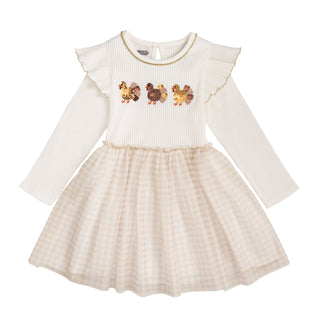 Turkey Sequin Toddler Tutu Dress