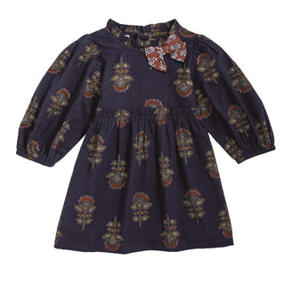 Toddler Navy Floral Dress