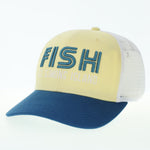 St. Simons Island FISH Hat • Yellow