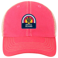 Toddler Jekyll Island Old Favorite Trucker Hat • Pink