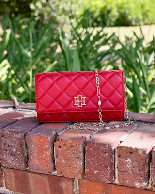 Brynleigh Clutch Crossbody • Red SQ