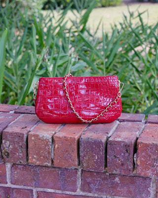 Livi Crossbody • Red Patent EC