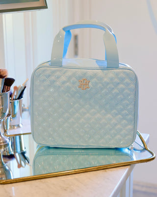 Punta Cana Large Case • Light Blue Patent
