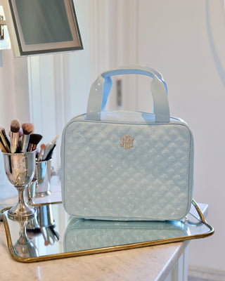 Punta Cana Large Case • Light Blue Patent