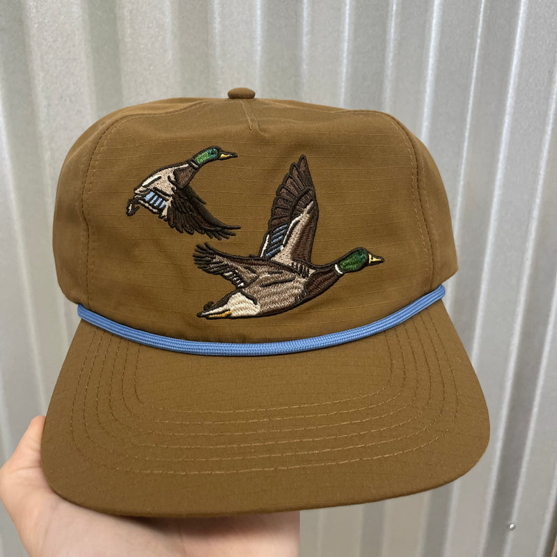 Ensenada Rope Hat - Wildlife - Ducks • Brown