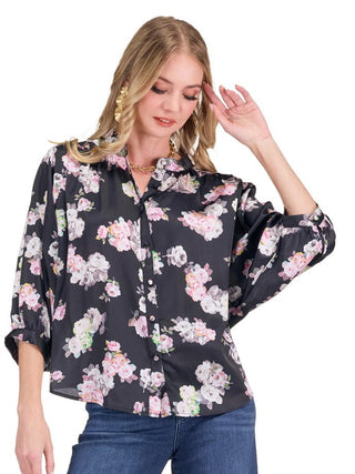 Batwing Blouse • Rose Reverie
