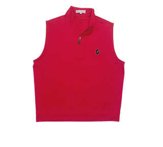 Block G 1/4 Zip Performance Vest • Red