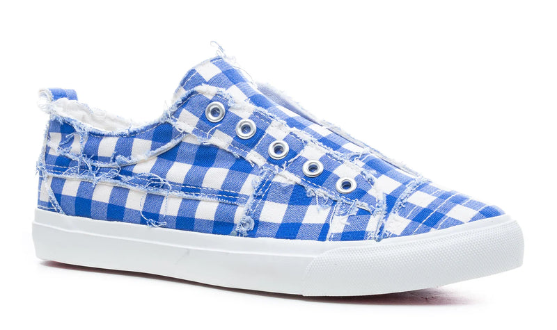 Babalu Sneaker • Blue Gingham