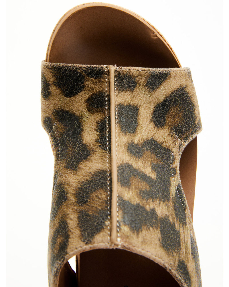 Carley Wedge • Washed Leopard