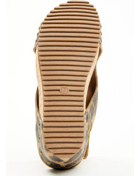 Carley Wedge • Washed Leopard