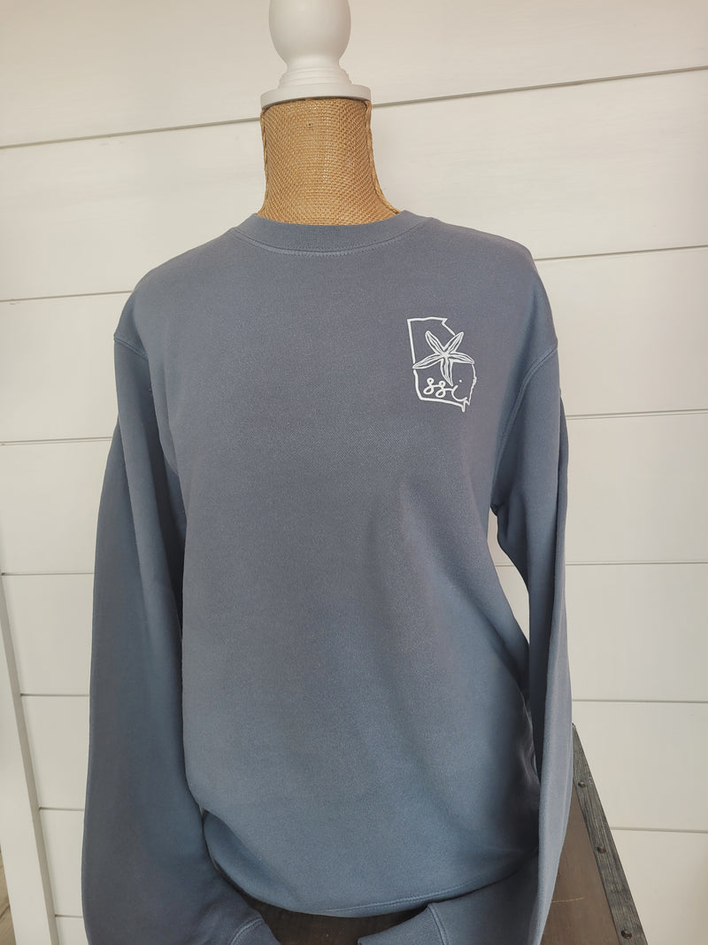 SSI Starfish Sweatshirt • Slate Blue