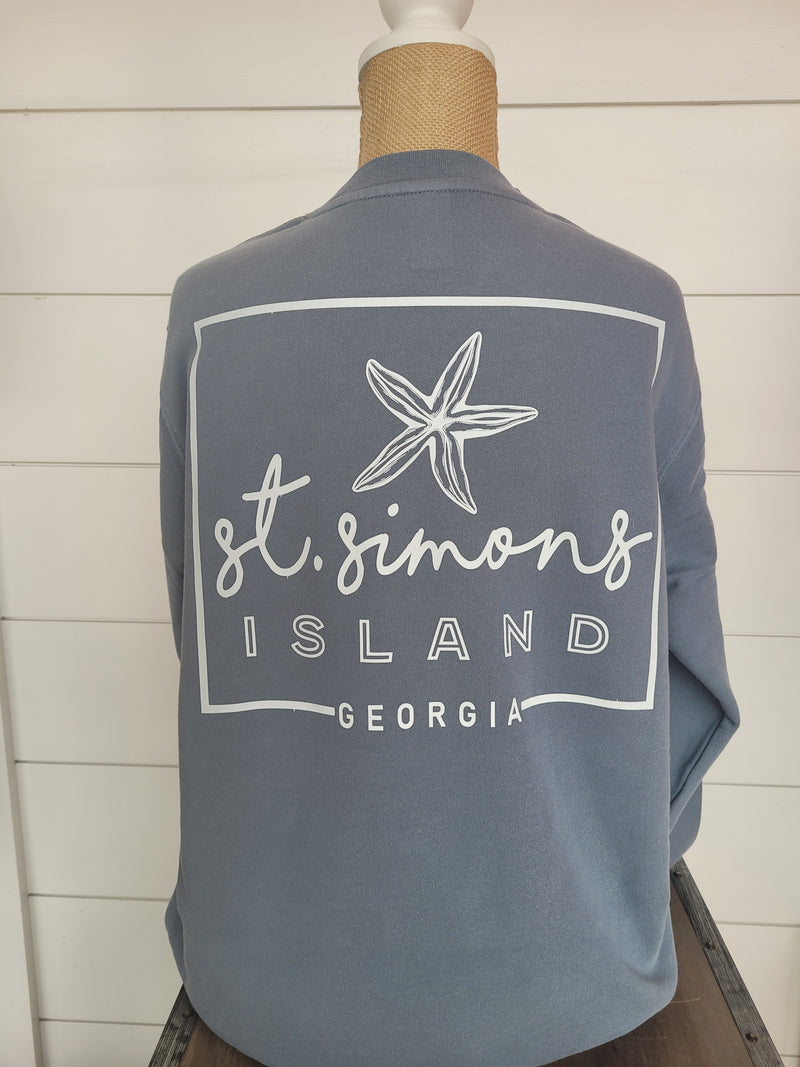 SSI Starfish Sweatshirt • Slate Blue