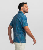 Perfect Round Printed Polo • Blue Fusion • Short Sleeve Polo