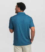 Perfect Round Printed Polo • Blue Fusion • Short Sleeve Polo