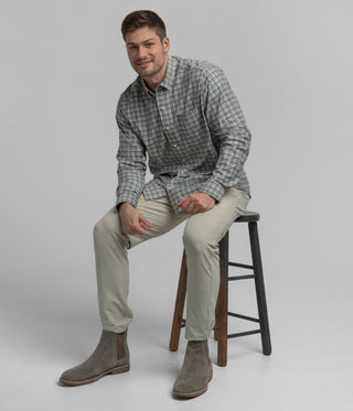 Hawthorne Plaid Button Down • Mallard