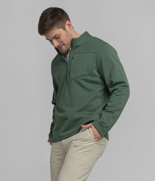 Fleece Essential Qtr Zip - Mallard