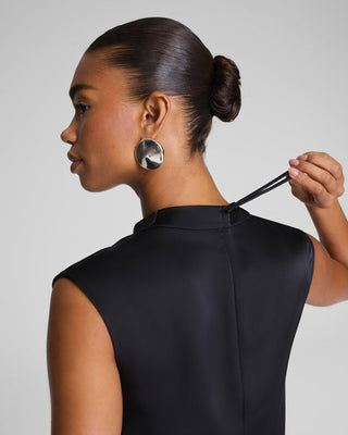 So Soft Silk Sleeveless Cowl Neck Top