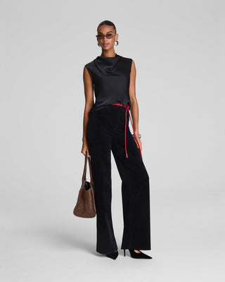 So Soft Silk Sleeveless Cowl Neck Top