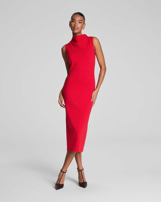 SPANX Sleeveless T-Neck Midi Dress