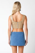 Kait Corset Top • Taupe