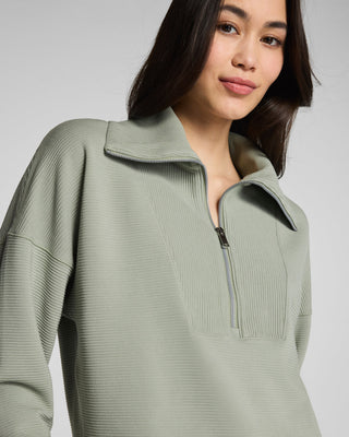 Spanx Airessentials® French Rib Half Zip