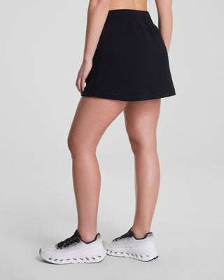 Spanx® BoostUp Cotton Fleece Skort 15" • Very Black
