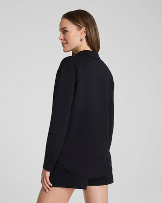 SPANX AirEssentials® Oversized Button Down • Very Black